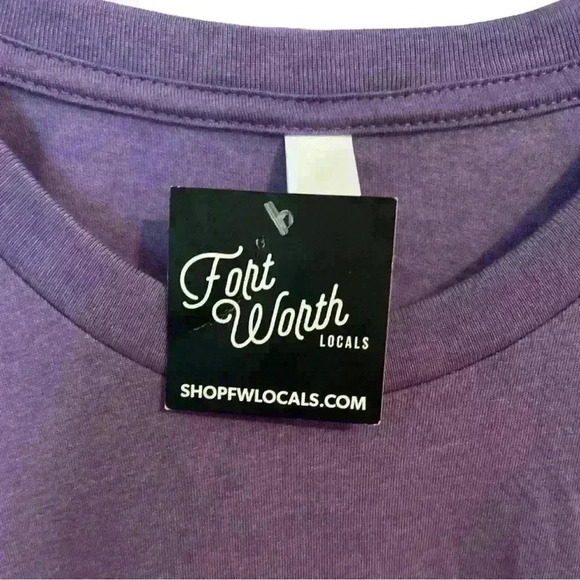 TCU Horned Frogs Riff Ram Bah Zoo Fort Worth Locals Graphic Tee Unisex M NWT - Picture 4 of 6